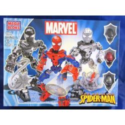 MEGA BLOKS 1994 non  BỘ SƯU TẬP NGƯỜI NHỆN bộ đồ chơi xếp lắp ráp ghép mô hình Spider-Man SPIDER-MAN COLLECTOR'S PACK 105 khối