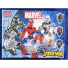MEGA BLOKS 1994 non  BỘ SƯU TẬP NGƯỜI NHỆN bộ đồ chơi xếp lắp ráp ghép mô hình Spider-Man SPIDER-MAN COLLECTOR'S PACK 105 khối