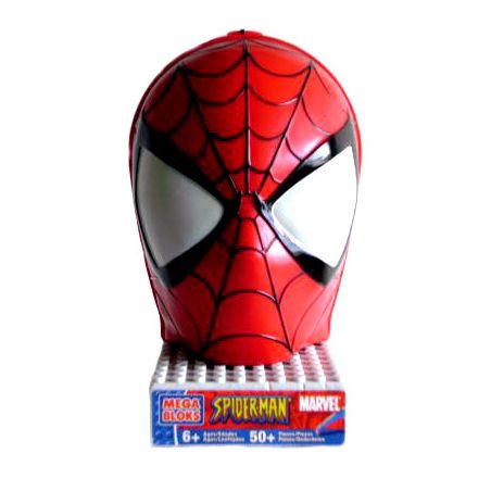MEGA BLOKS 1986 non  NGƯỜI NHỆN 2-GO bộ đồ chơi xếp lắp ráp ghép mô hình Spider-Man SPIDER-MAN 2-GO 65 khối