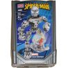 MEGA BLOKS 1965 non  ANH HÙNG SUPER MECH SILVER SPIDERMAN bộ đồ chơi xếp lắp ráp ghép mô hình Spider-Man SILVER SPIDER-MAN SUPER TECH HERO Người Nhện 50 khối