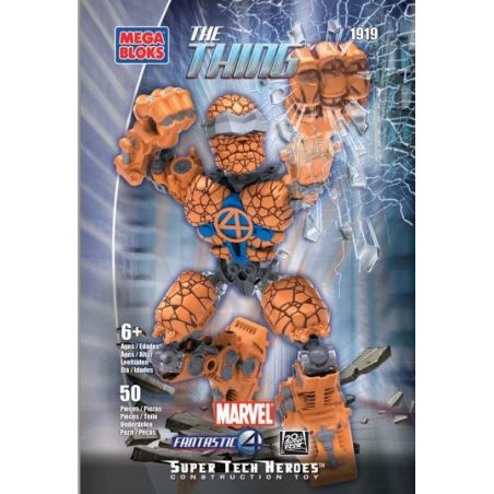 MEGA BLOKS 1919 non  CƠ CHẾ KỲ LẠ bộ đồ chơi xếp lắp ráp ghép mô hình Movie & Game THE THING TECH-BOT Phim Và Trò Chơi 50 khối