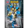 MEGA BLOKS 1917 non  DIAMOND WOLF MAIL. bộ đồ chơi xếp lắp ráp ghép mô hình Marvel Super Heroes WOLVERINE TECH-BOT Siêu Anh Hùng Marvel 58 khối