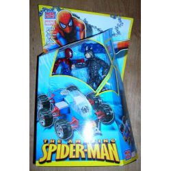 MEGA BLOKS 1947-2 non  XE NGƯỜI NHỆN VÀ TÊ GIÁC bộ đồ chơi xếp lắp ráp ghép mô hình Marvel Super Heroes VEHICLE WITH RHINO Siêu Anh Hùng Marvel