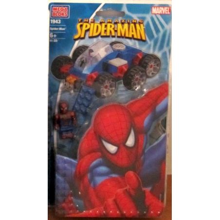 MEGA BLOKS 1943 non  NGƯỜI NHỆN bộ đồ chơi xếp lắp ráp ghép mô hình Marvel Super Heroes SPIDER MAN Siêu Anh Hùng Marvel 45 khối