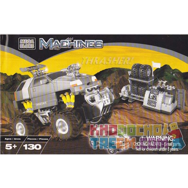 MEGA BLOKS 9263 non  THRASHER. bộ đồ chơi xếp lắp ráp ghép mô hình 130 khối