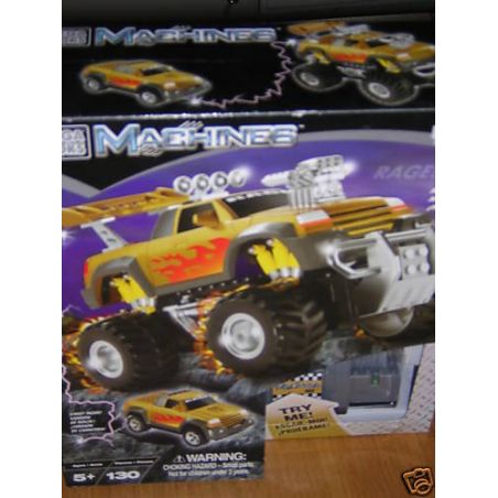 MEGA BLOKS 9261 non  CƠN THỊNH NỘ bộ đồ chơi xếp lắp ráp ghép mô hình RAGE 130 khối