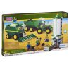 MEGA BLOKS 80808 non  ĐỘI THU HOẠCH bộ đồ chơi xếp lắp ráp ghép mô hình City HARVEST CREW Thành Phố 868 khối
