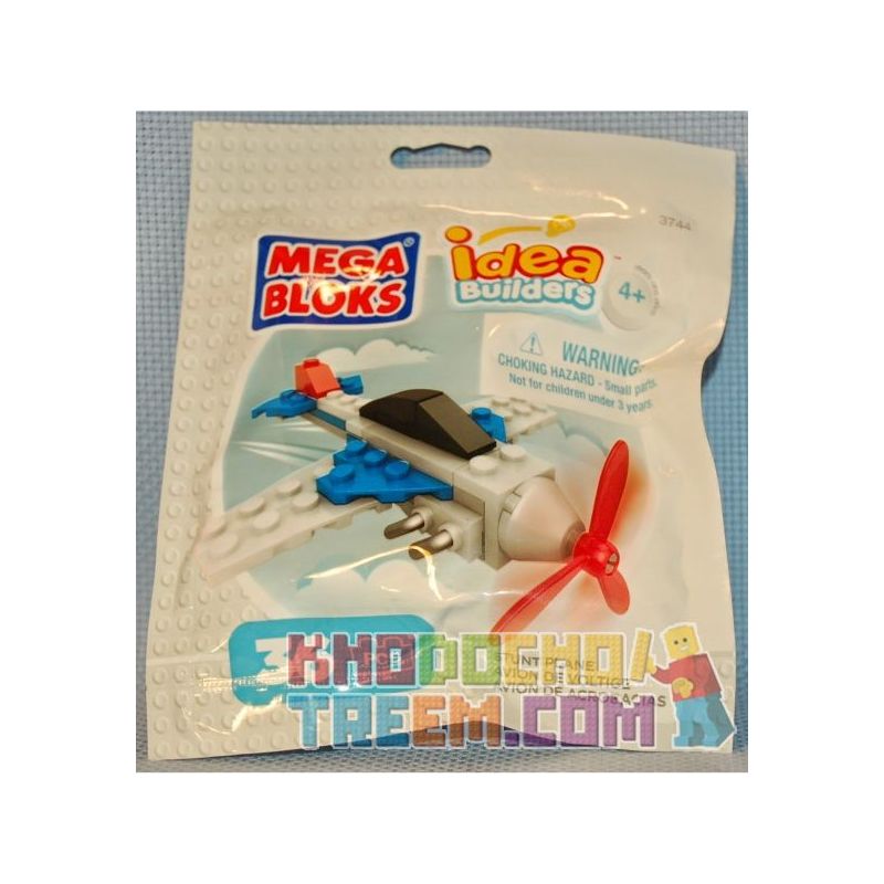 MEGA BLOKS 3744 non  MÁY BAY ĐÓNG THẾ bộ đồ chơi xếp lắp ráp ghép mô hình Creator STUNT PLANE Sáng Tạo 36 khối
