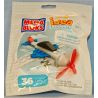 MEGA BLOKS 3744 non  MÁY BAY ĐÓNG THẾ bộ đồ chơi xếp lắp ráp ghép mô hình Creator STUNT PLANE Sáng Tạo 36 khối