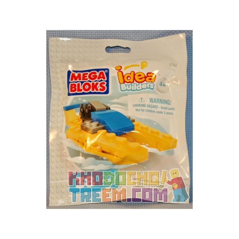 MEGA BLOKS 3742 non  CHÈO THUYỀN BỜ BIỂN bộ đồ chơi xếp lắp ráp ghép mô hình Creator OFFSHORE RACER Sáng Tạo 38 khối