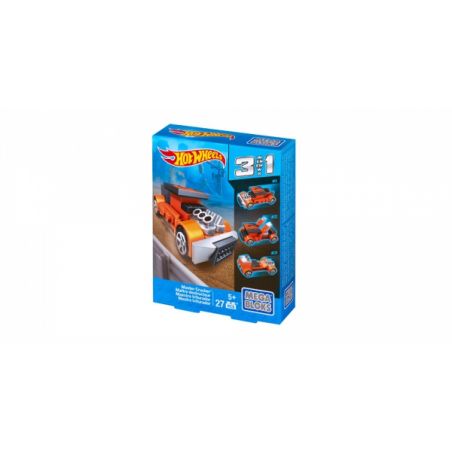MEGA BLOKS CNH41 non  MASTER CRUSHER ™ bộ đồ chơi xếp lắp ráp ghép mô hình Mini Racing Pacemaker MASTER CRUSHER™ Đua Xe Mini 27 khối