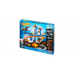 MEGA BLOKS CNF45 non  BREAK-OUT STATION ™ bộ đồ chơi xếp lắp ráp ghép mô hình Mini Racing Pacemaker BREAK-OUT STATION™ Đua Xe Mini 267 khối