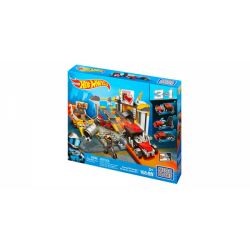 MEGA BLOKS CNF43 non  GREASE PIT GARAGE ™ bộ đồ chơi xếp lắp ráp ghép mô hình Mini Racing Pacemaker GREASE PIT GARAGE™ Đua Xe Mini 168 khối