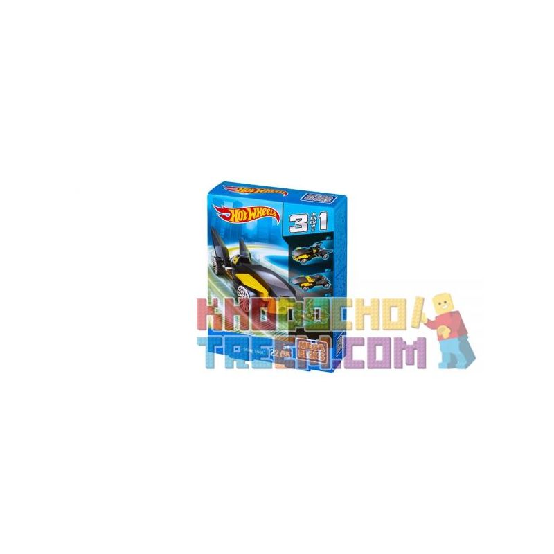 MEGA BLOKS CNF37 non  STING SHOT ™ bộ đồ chơi xếp lắp ráp ghép mô hình Mini Racing Pacemaker STING SHOT™ Đua Xe Mini 22 khối