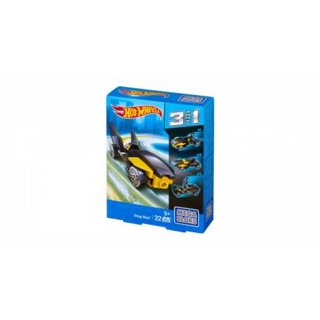 MEGA BLOKS CNF37 non  STING SHOT ™ bộ đồ chơi xếp lắp ráp ghép mô hình Mini Racing Pacemaker STING SHOT™ Đua Xe Mini 22 khối