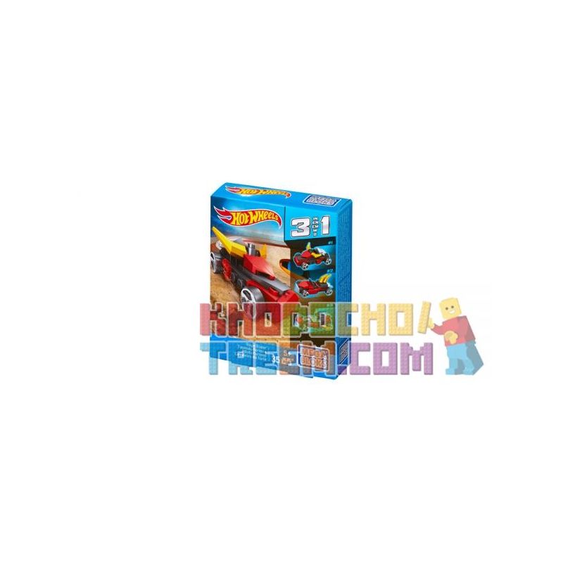 MEGA BLOKS CNF36 non  RAGE RIDER ™ bộ đồ chơi xếp lắp ráp ghép mô hình Mini Racing Pacemaker RAGE RIDER™ Đua Xe Mini 35 khối
