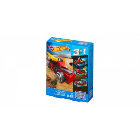 MEGA BLOKS CNF36 non  RAGE RIDER ™ bộ đồ chơi xếp lắp ráp ghép mô hình Mini Racing Pacemaker RAGE RIDER™ Đua Xe Mini 35 khối