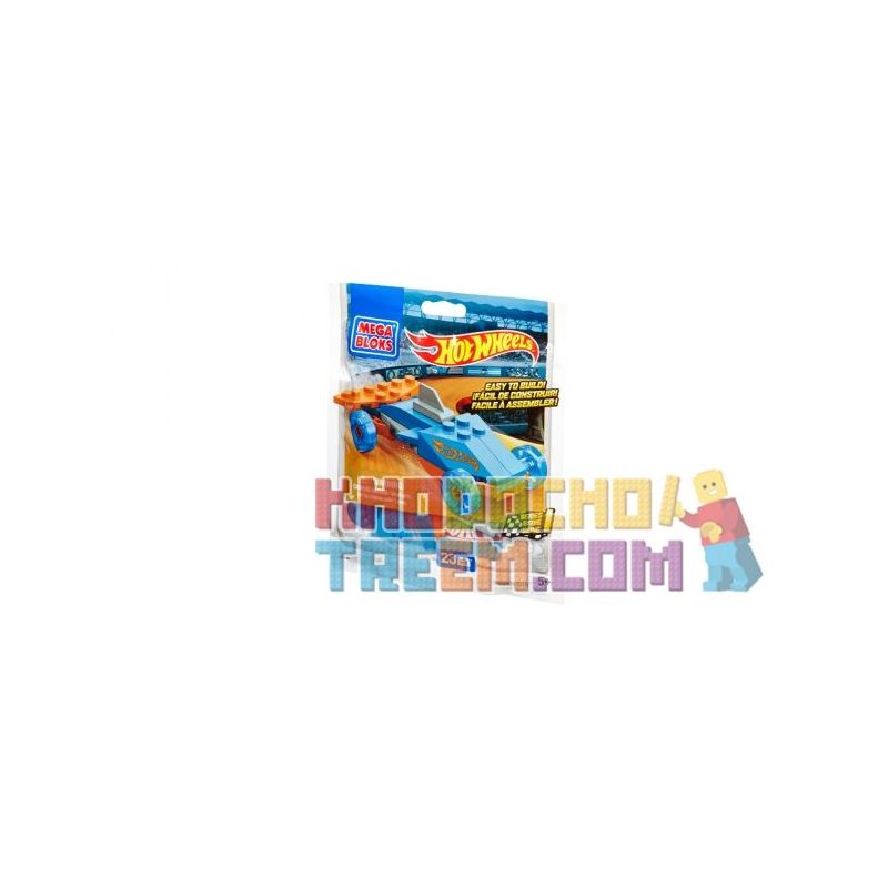 MEGA BLOKS 91765 non  SHARKRUIS ™ bộ đồ chơi xếp lắp ráp ghép mô hình Mini Racing Pacemaker SHARKRUISER™ Đua Xe Mini 23 khối