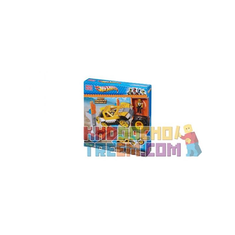 MEGA BLOKS 91756 non  DIỄN VIÊN ĐÓNG THẾ NHẢY KHÔNG SỢ HÃI bộ đồ chơi xếp lắp ráp ghép mô hình Mini Racing Pacemaker FEARLESS JUMP STUNT Đua Xe Mini 101 khối