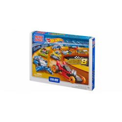 MEGA BLOKS 91743 non  BỘ SUPER RACE 8 TRONG 1 bộ đồ chơi xếp lắp ráp ghép mô hình Mini Racing Pacemaker SUPER RACE SET 8-IN-1 Đua Xe Mini 289 khối