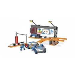 MEGA BLOKS 91722 non  SPEED ​​RACER PIT STOP bộ đồ chơi xếp lắp ráp ghép mô hình Mini Racing Pacemaker SPEED RACER PIT STOP Đua Xe Mini