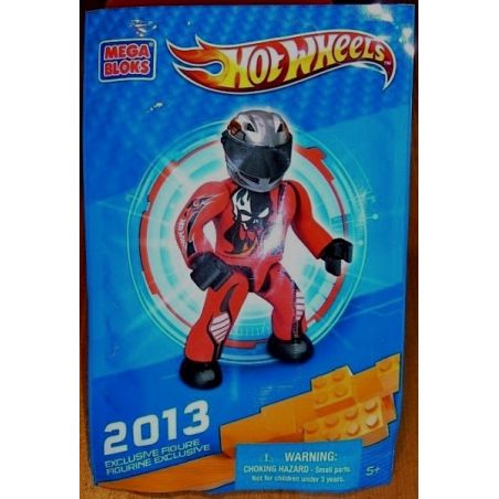 MEGA BLOKS 99692 non  NGƯỜI ĐỘC QUYỀN 2013 (HOẠT HÌNH SAN DIEGO 2013) bộ đồ chơi xếp lắp ráp ghép mô hình Mini Racing Pacemaker HOT WHEEL 2013 EXCLUSIVE FIGURE (SAN DIEGO COMIC CON 2013) Đua Xe Mini