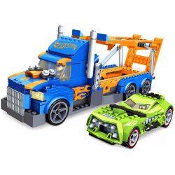 MEGA BLOKS 91718 non  NHÀ GIÀN ĐẶC VỤ ĐÔ THỊ bộ đồ chơi xếp lắp ráp ghép mô hình Mini Racing Pacemaker URBAN AGENT STUNT RIG Đua Xe Mini 258 khối