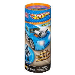 MEGA BLOKS 91709 non  TWINDUCTION (XANH LAM) bộ đồ chơi xếp lắp ráp ghép mô hình Mini Racing Pacemaker TWINDUCTION (BLUE) Đua Xe Mini 63 khối