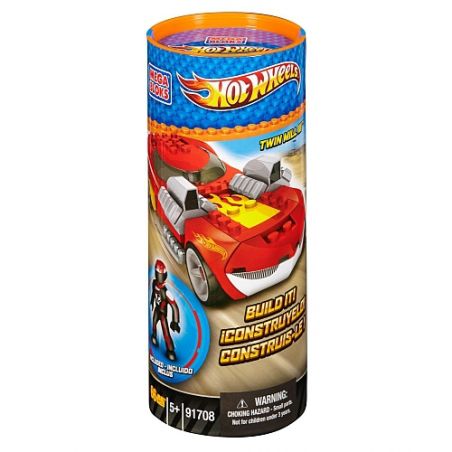 MEGA BLOKS 91708 non  TWIN MILL III (ĐỎ) bộ đồ chơi xếp lắp ráp ghép mô hình Mini Racing Pacemaker TWIN MILL III (RED) Đua Xe Mini 66 khối