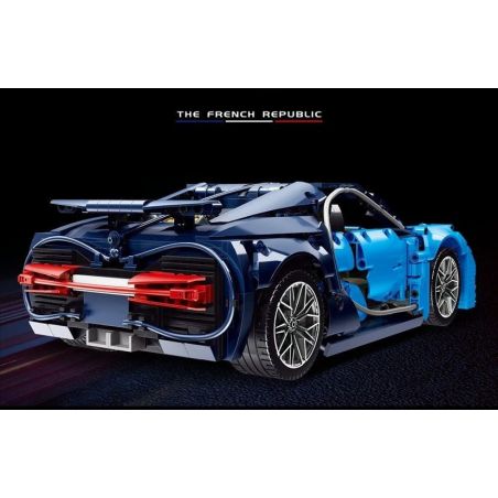 SHENZHEN RAEL ENTERTAINMENT 50028 non  BUGATTI CHIRON. bộ đồ chơi xếp lắp ráp ghép mô hình  Kỹ Thuật Công Nghệ Cao Mô Hình Phương Tiện 1233 khối