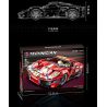 SHENZHEN RAEL ENTERTAINMENT 50026 non  XE THỂ THAO FERRARI 488 MÀU ĐỎ bộ đồ chơi xếp lắp ráp ghép mô hình  Kỹ Thuật Công Nghệ Cao Mô Hình Phương Tiện 1247 khối