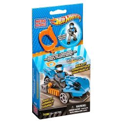 MEGA BLOKS 91703 non  PRECISION LUGE (XANH LAM) bộ đồ chơi xếp lắp ráp ghép mô hình Mini Racing Pacemaker PRECISION LUGE (BLUE) Đua Xe Mini 14 khối