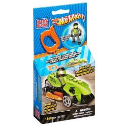 MEGA BLOKS 91702 non  TAY ĐUA TỐC ĐỘ (XANH LÁ CÂY) bộ đồ chơi xếp lắp ráp ghép mô hình Mini Racing Pacemaker SPEED RACER (GREEN) Đua Xe Mini 14 khối