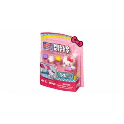 MEGA BLOKS 10963 non  BÁNH CUPCAKE bộ đồ chơi xếp lắp ráp ghép mô hình Hello Kitty CUPCAKES 14 khối