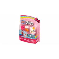 MEGA BLOKS 10962 non  CHIẾC PHÀ bộ đồ chơi xếp lắp ráp ghép mô hình Hello Kitty BOAT 14 khối