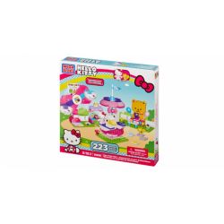 MEGA BLOKS 10956 DBX89 non  NIỀM VUI CỦA HỘI CHỢ bộ đồ chơi xếp lắp ráp ghép mô hình Hello Kitty FUN AT THE FAIR 223 khối