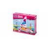 MEGA BLOKS 10955 non  THUYỀN BUỒM bộ đồ chơi xếp lắp ráp ghép mô hình Hello Kitty SAILBOAT 89 khối