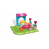 MEGA BLOKS 10923 non  VƯỜN bộ đồ chơi xếp lắp ráp ghép mô hình Hello Kitty FLOWER GARDEN 16 khối