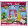 MEGA BLOKS 10913 non  SÂN CHƠI ĐÁNG YÊU bộ đồ chơi xếp lắp ráp ghép mô hình Hello Kitty ADORABLE PLAYGROUND 209 khối