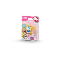 MEGA BLOKS 10855 non  LỚP HỌC ÂM NHẠC bộ đồ chơi xếp lắp ráp ghép mô hình Hello Kitty MUSIC 7 khối