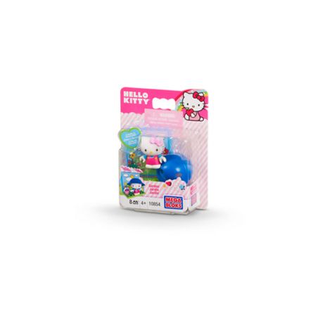 MEGA BLOKS 10854 non  VƯỜN bộ đồ chơi xếp lắp ráp ghép mô hình Hello Kitty GARDEN 8 khối