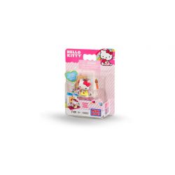 MEGA BLOKS 10852 non  HỌA SĨ bộ đồ chơi xếp lắp ráp ghép mô hình Hello Kitty PAINTER 7 khối