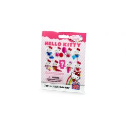 MEGA BLOKS 10826U non  TÚI MÙ bộ đồ chơi xếp lắp ráp ghép mô hình Hello Kitty HELLO KITTY BLIND PACK 3 khối