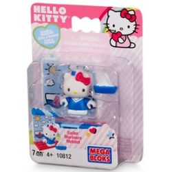 MEGA BLOKS 10812 non  THỦY THỦ bộ đồ chơi xếp lắp ráp ghép mô hình Hello Kitty SAILOR 7 khối