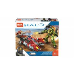 MEGA BLOKS FVK35 non  MÁY MÀU XANH LÁ CÂY VS BỊ TRỤC XUẤT MARAUDER bộ đồ chơi xếp lắp ráp ghép mô hình Computer Games GREEN MACHINE VS BANISHED MARAUDER Trò Chơi 342 khối