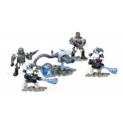 MEGA BLOKS FVK32 non  NHÓM BÃO TUYẾT UNSC bộ đồ chơi xếp lắp ráp ghép mô hình Computer Games UNSC BLIZZARD SQUAD Trò Chơi 111 khối