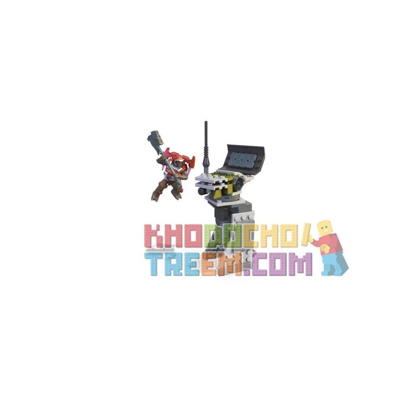 MEGA BLOKS FVK30 non  XÁC MÁY BAY RADAR bộ đồ chơi xếp lắp ráp ghép mô hình Computer Games MISSION RADAR WRECKAGE Trò Chơi 130 khối