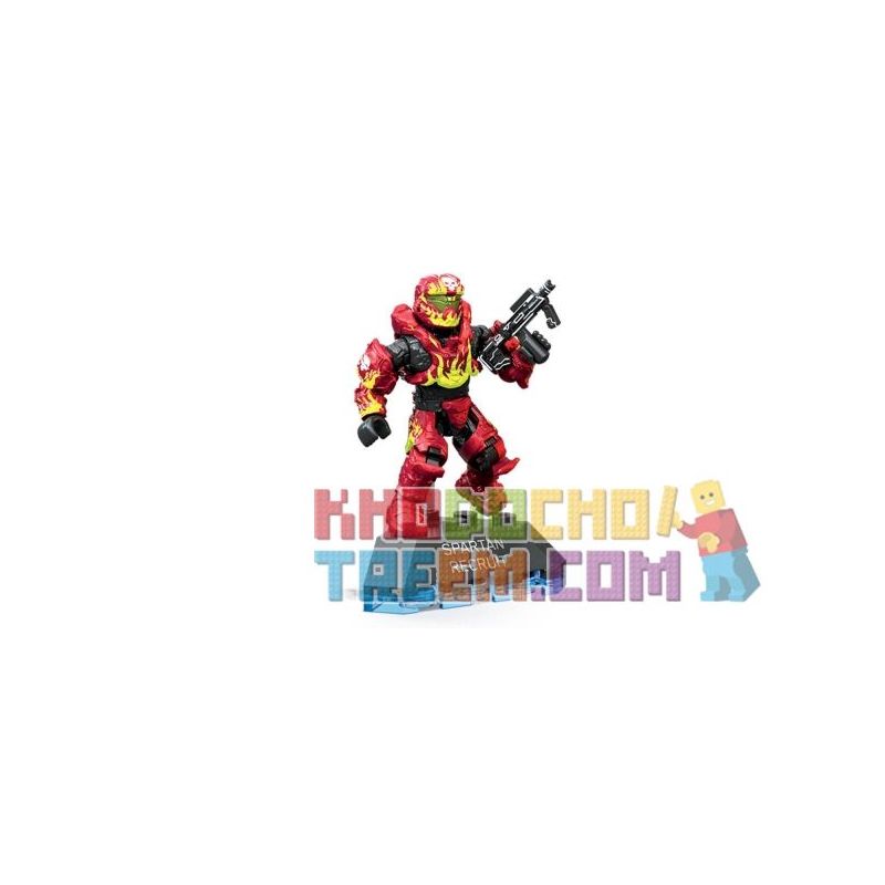 MEGA BLOKS FVK22 non  THUẾ SPARTAN bộ đồ chơi xếp lắp ráp ghép mô hình Computer Games SPARTAN RECRUIT Trò Chơi 24 khối