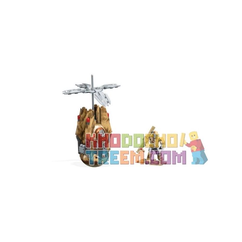 MEGA BLOKS FVK12 non  HỘP THẢ RẮN HỔ MANG ĐỒNG bộ đồ chơi xếp lắp ráp ghép mô hình Computer Games OPERATION BRONZE COBRA DROP POD Trò Chơi 57 khối