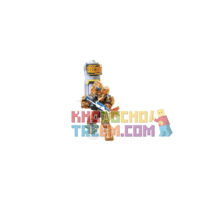 MEGA BLOKS FVK10 non  GÓI ĐIỆN TĂNG CƯỜNG TÊN LỬA bộ đồ chơi xếp lắp ráp ghép mô hình Computer Games ROCKET BOOST POWER PACK Trò Chơi 32 khối